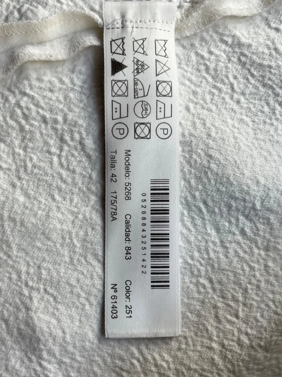 Massimo Dutti White Wool A-line Midi Skirt - Picture 6 of 8